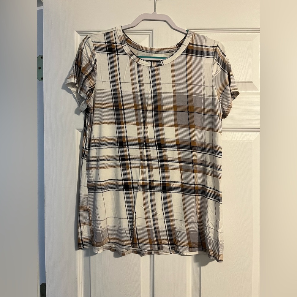 Plaid t shirt